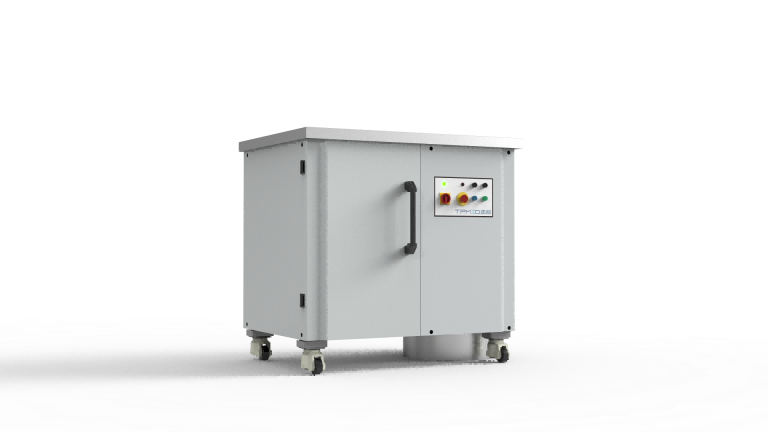 Open Breakout Station (OBS) for SLS 3D printing powder cleaning