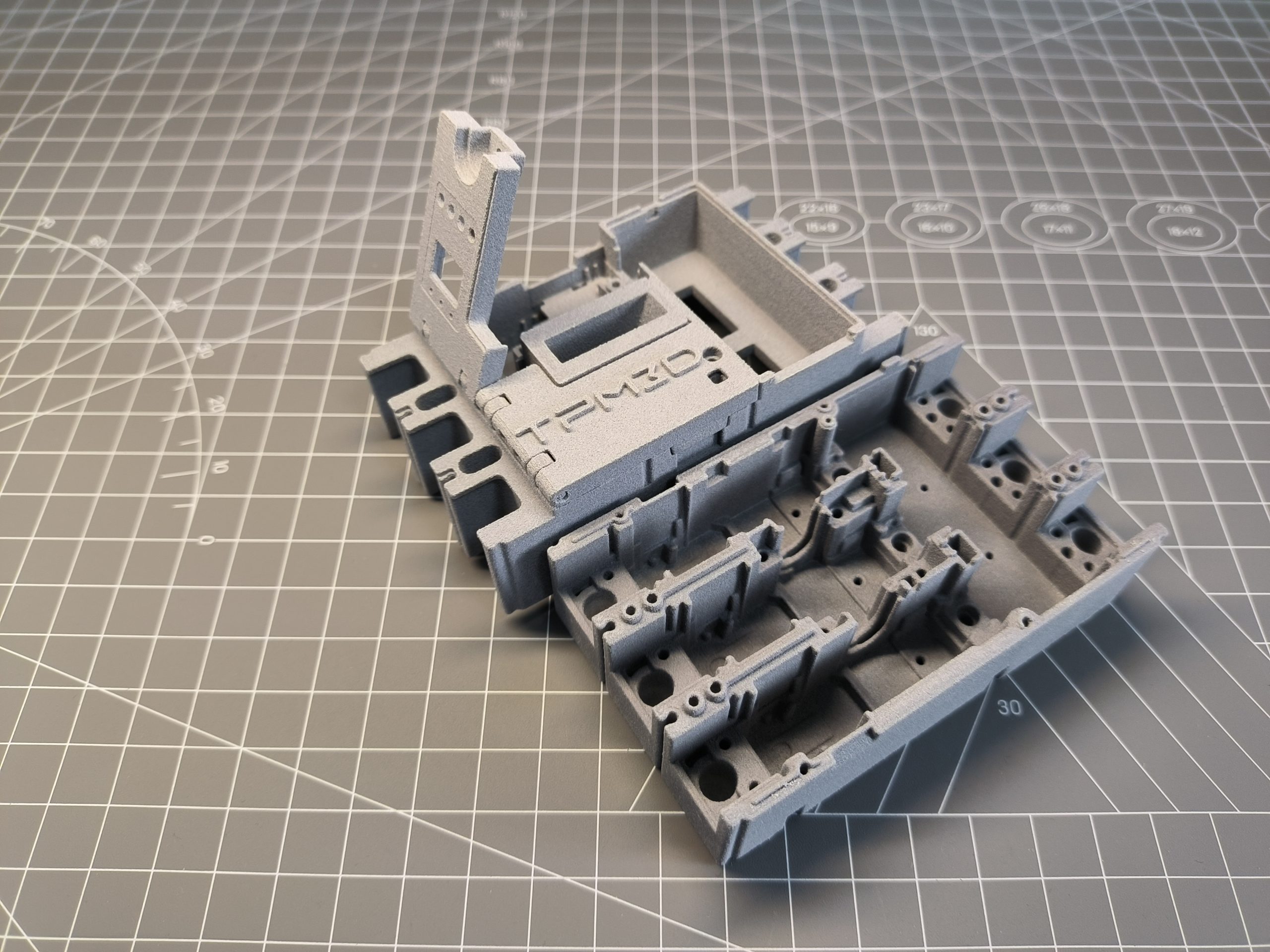 3D printed flame-retardant MCCB with nylon 12 material